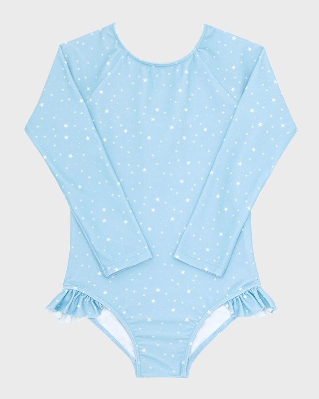 Girl's Rashguard One-Piece, Size